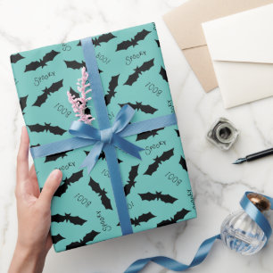 Papier Cadeau Motif de chaume d'Halloween