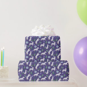 Papier Cadeau Motif de chiens dalmates mignons