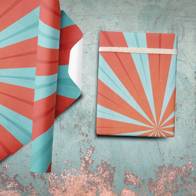 Papier Cadeau Motif de cirque rétro (Créateur téléchargé)