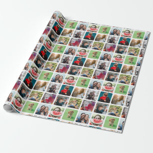 Papier Cadeau Motif de collection photo de la fête moderne