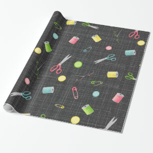 Papier Cadeau Motif de couture