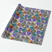 Motif de crâne gothique Halloween 