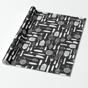 Papier Cadeau Motif de cuisine