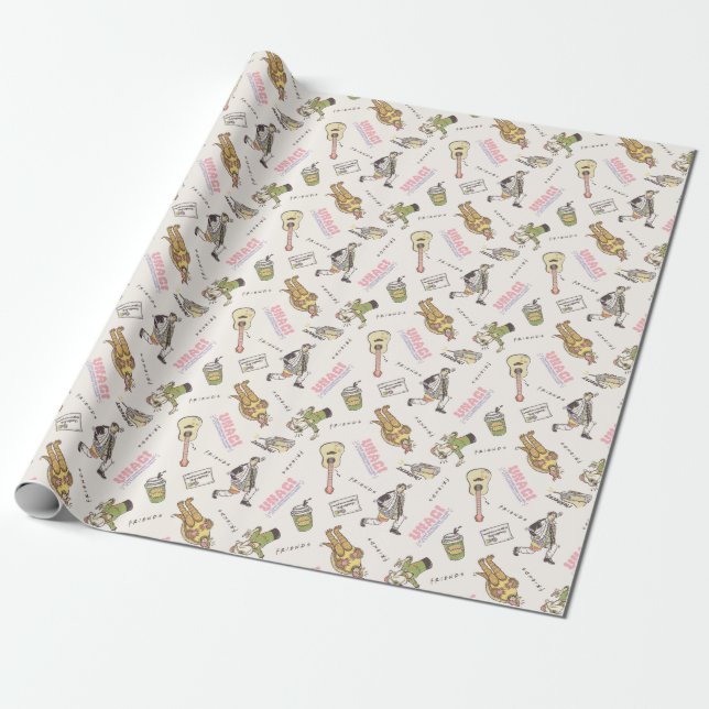Papier Cadeau Motif de dessin animé Tan FRIENDS™ (Déroulé)