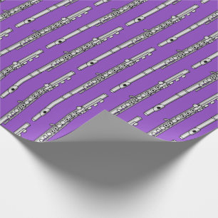 Papier Cadeau Motif de dessin de flux