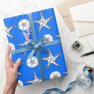 Papier Cadeau Motif de Dollar de Sable de Starfish