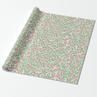 Papier Cadeau Motif de fleur sauvage Cottagecore - Jolies fleurs