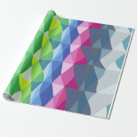 Motif de formes de prisme arc-en-ciel géométrique 