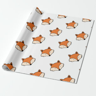 Papier Cadeau Motif de Fox