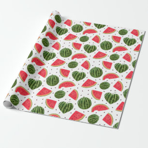 Papier Cadeau Motif de fruits de pastèque