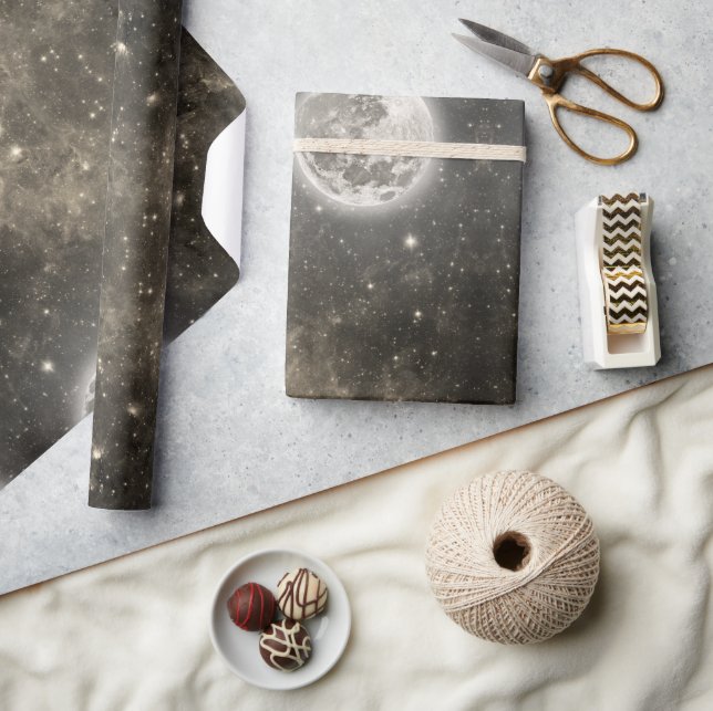 Papier Cadeau Motif de Galaxie cosmique céleste (Artisanat)