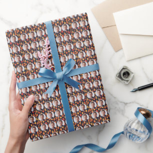 Papier Cadeau Motif de guitare à faces personnalisées