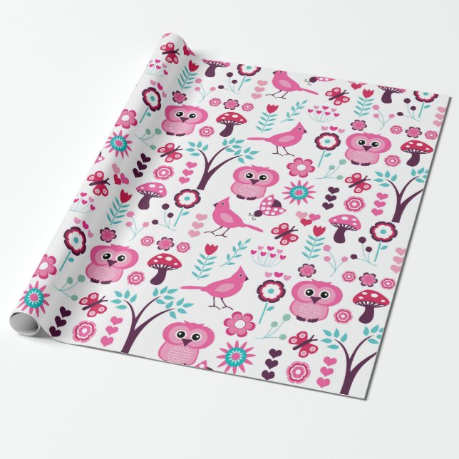 Papier Cadeau Motif de hibl (Déroulé)