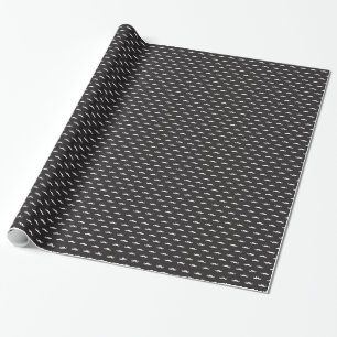 Papier Cadeau Motif de hippie de moustache