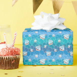 Papier Cadeau Motif de la mer des Rochers