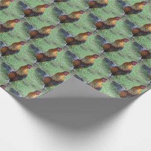 Papier Cadeau Motif de la nature animale de Croisière de coq