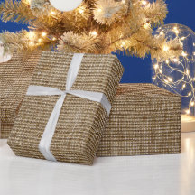 motif de la nature de burlap rustique