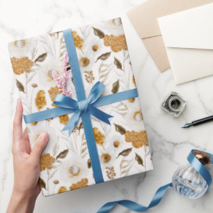 Papier Cadeau Motif de la saison d'automne