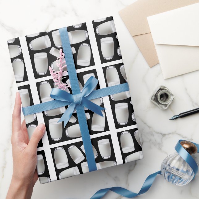 Papier Cadeau Motif de lait (Cadeaux)