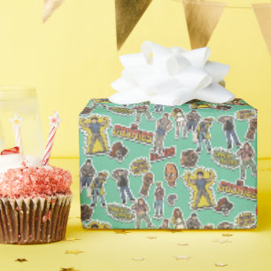 Papier Cadeau Motif de l'autocollant rétro Goonies