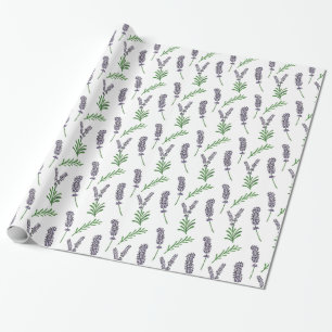 Papier Cadeau Motif de lavande