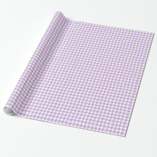 Papier Cadeau Motif de Lavender Houndstooth