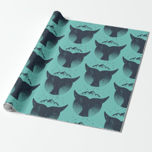 Papier Cadeau Motif de l'insigne de la baleine