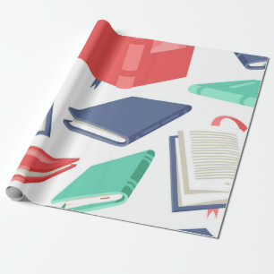 Papier Cadeau Motif de livre