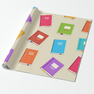 Papier Cadeau Motif de livre