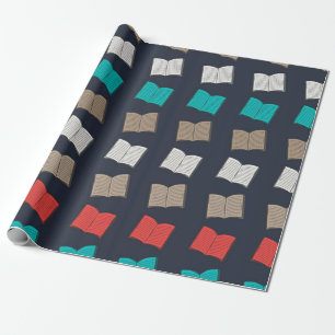 Papier Cadeau Motif de livre