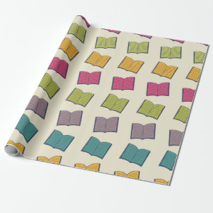 Papier Cadeau Motif de livre