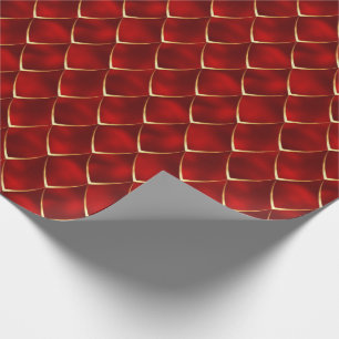Papier Cadeau Motif de lunettes de sirène d'or de Bourgogne