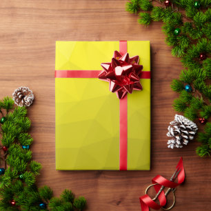Papier Cadeau Motif de maille géométrique à dégradé ombré foncé 