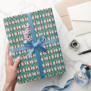 Papier Cadeau Motif de mauvaises herbes des faces personnalisées
