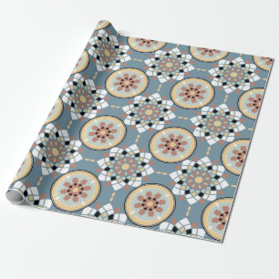 Papier Cadeau Motif de mosaïque