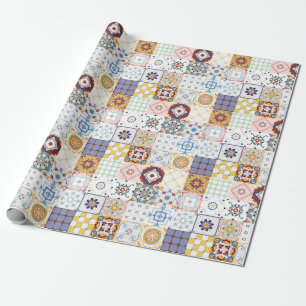 Papier Cadeau Motif de mosaïque