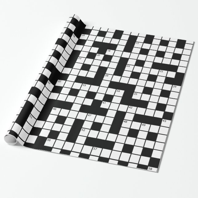 Papier Cadeau Motif de mot de passe (Déroulé)