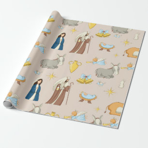 Papier Cadeau Motif de Noël 2020 pour bébés et parents