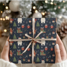 Motif de Noël cosy Renne Ours Polaire Écharpe