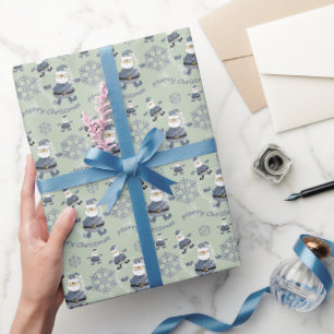 Papier Cadeau Motif de Noël de Cute Denim Christmas