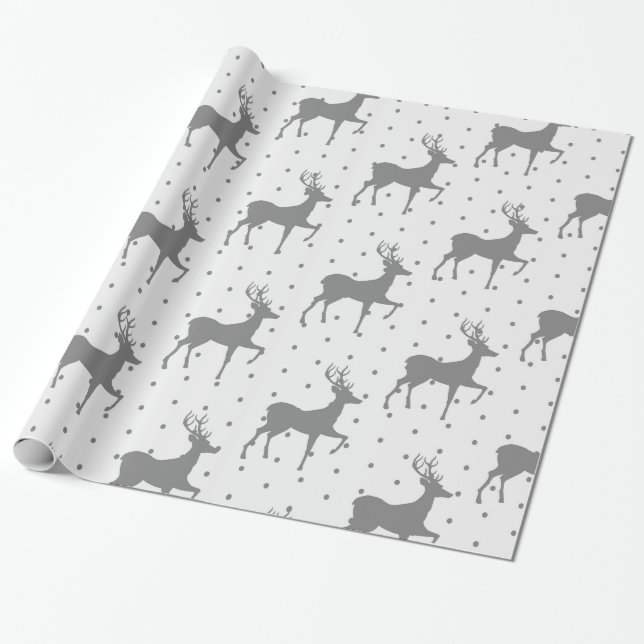 Papier Cadeau Motif de Noël de luxe (Déroulé)