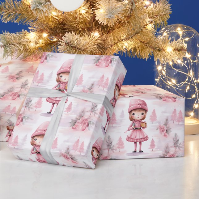 Papier Cadeau Motif de Noël de Nutcracker mignon (Vacances)