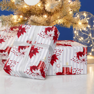 Papier Cadeau Motif de Noël festif