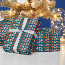 Motif de Noël triangle Abstrait moderne