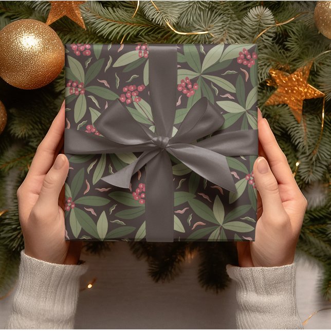 Papier Cadeau Motif de Noël Vintage (Créateur téléchargé)