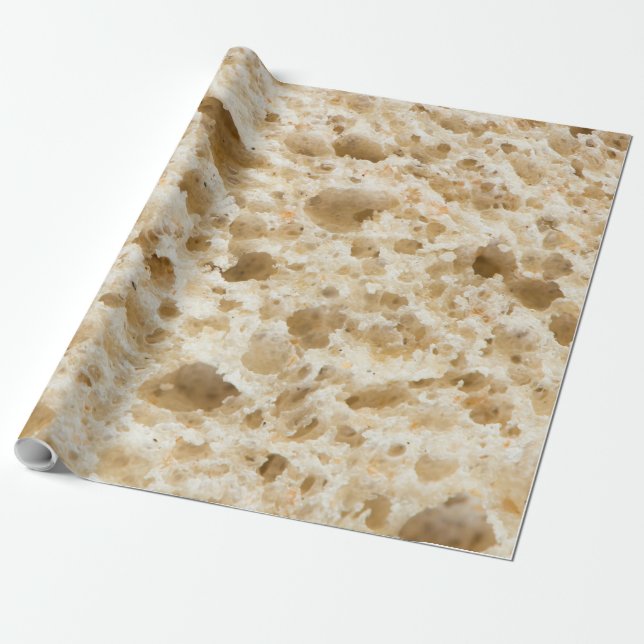 Papier Cadeau Motif de pain frais (Déroulé)