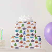 Motif de papillon de nuit magique. Papillon mystiq