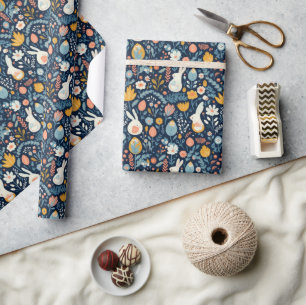 Papier Cadeau Motif de Pâques Wonderland