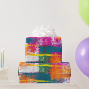 Papier Cadeau Motif de peinture Abstrait