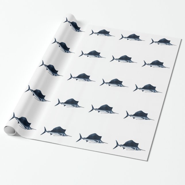 Papier Cadeau Motif de pélerin (Déroulé)